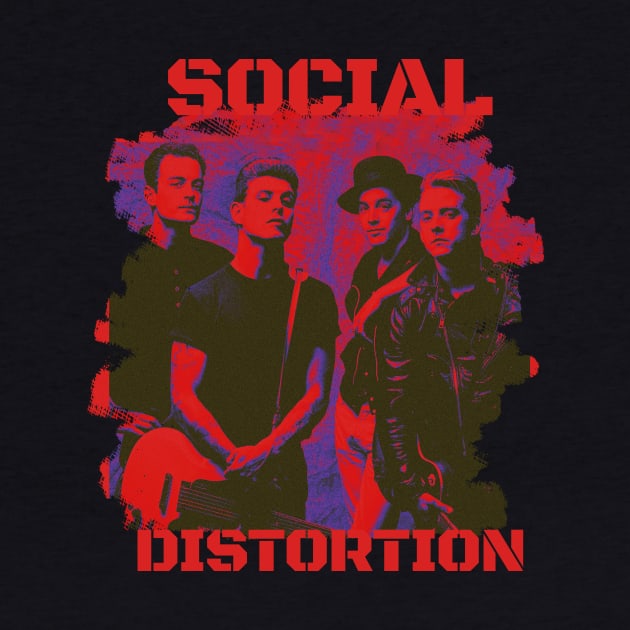 Social Distortion - red acid by Crocodile Store